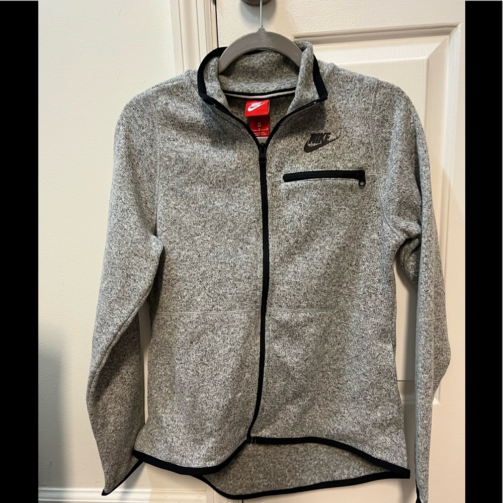 Nike Fleece Jacket! (Gray)
